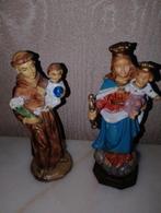 Saints en PVC, hauteur 12 cm, Comme neuf, Image, Enlèvement ou Envoi, Christianisme | Catholique