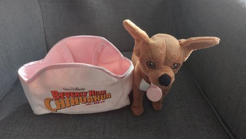 Peluche Disney Beverly Hills Chihuahua, Kinderen en Baby's, Speelgoed | Knuffels en Pluche, Zo goed als nieuw, Hond, Ophalen of Verzenden