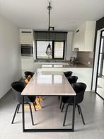 Keuken + eetafel te koop, Huis en Inrichting, Tafels | Eettafels, Ophalen, Overige materialen, Gebruikt, Modern landelijk