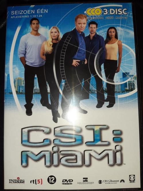 DVD CSI: Miami (seizoen 1), Cd's en Dvd's, Dvd's | Tv en Series, Gebruikt, Thriller, Vanaf 12 jaar, Verzenden