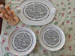 Kaas servies te koop, Huis en Inrichting, Woonaccessoires | Onderzetters, Ophalen, Gebruikt