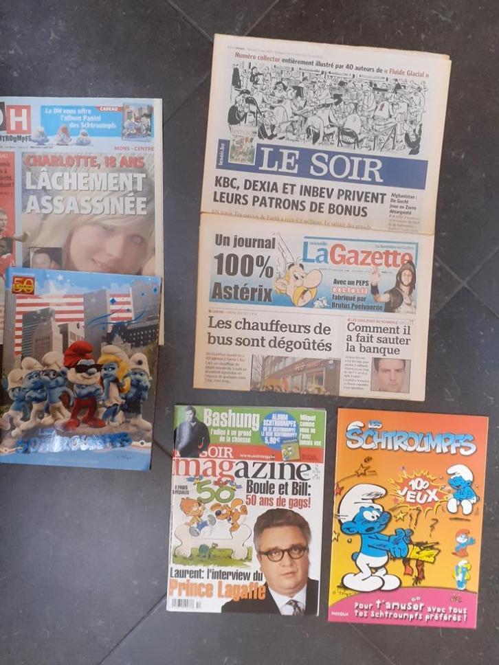 Astérix, Boule et Bill, Schtroumpfs, Fluide Glacial, Livres, BD, Utilisé, Enlèvement ou Envoi