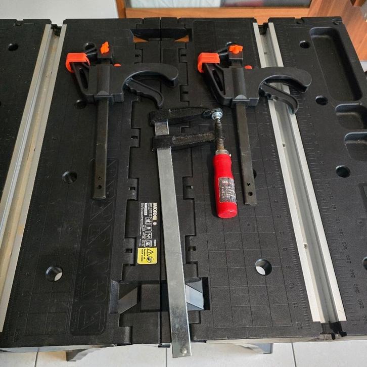 Set van 3 timmermansklemmen (300 mm), Doe-het-zelf en Bouw, Gereedschap | Handgereedschap, Gebruikt, Ophalen