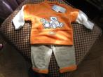 Set negen warme beige en oranje broeken en trui 80, Ophalen of Verzenden, Nieuw, Jongetje, Setje