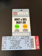Ticket usa vs belgie 2013 & badge, Verzenden, Nieuw