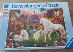 Ravensburger Betoverde eenhoorns 500st 141951, Ophalen, Zo goed als nieuw