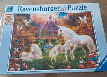 Ravensburger Betoverde eenhoorns 500st 141951 beschikbaar voor biedingen