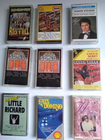 Rock'n'Roll audiocassettes beschikbaar voor biedingen