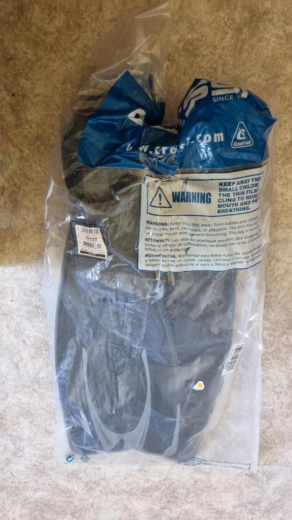 Zwemvliezen 45/46 cressi aqua, Watersport en Boten, Snorkelen, Zo goed als nieuw, Ophalen of Verzenden