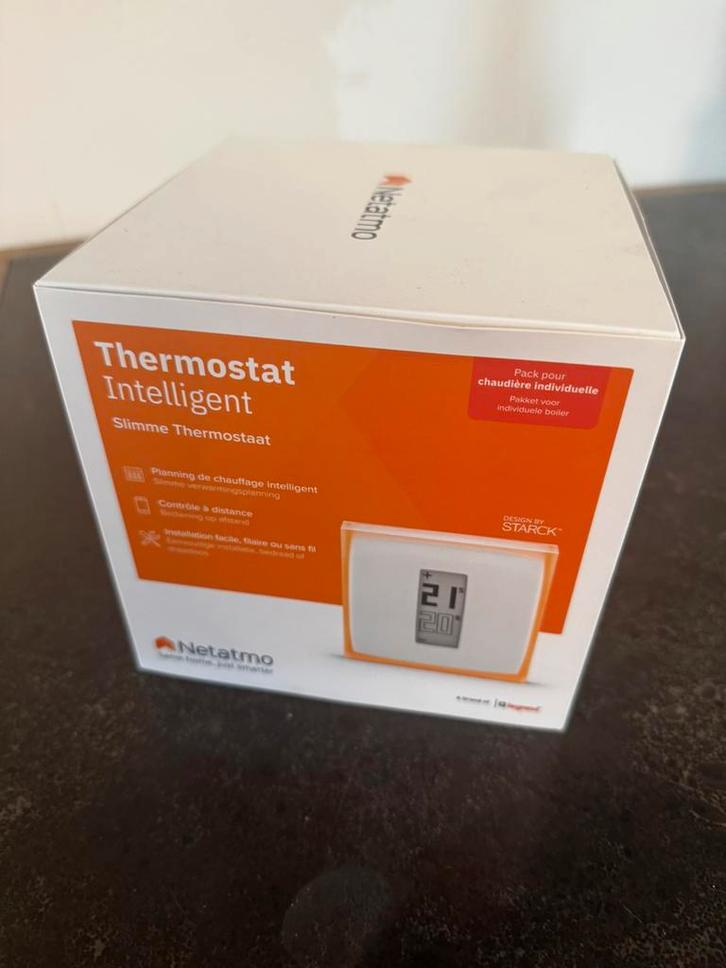Netatmo slimme thermostaat, Doe-het-zelf en Bouw, Thermostaten, Nieuw, Slimme thermostaat, Ophalen of Verzenden