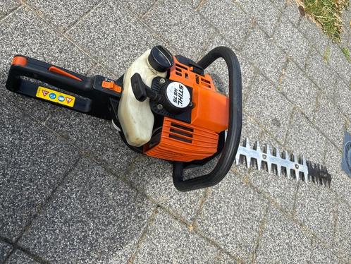 Stihl benzine-heggenschaar -dubbelzijdig mes -50 cm, Tuin en Terras, Heggenscharen, Gebruikt, Benzine, Ophalen