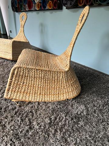 Rieten schommelstoelen (2 stuks) Gullholmen beschikbaar voor biedingen