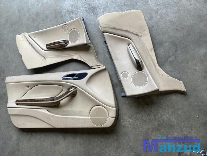 BMW 3 SERIE E46 Cabrio BEIGE deurpanelen voor achter links r, Auto-onderdelen, Interieur en Bekleding, BMW, Gebruikt