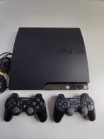 Ps3 met 2 controllers en kabels, Met 2 controllers, Ophalen of Verzenden, Zo goed als nieuw