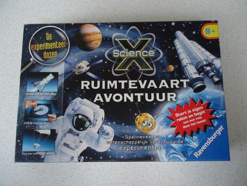 "X Science" Ruimtevaart Avontuur van Ravensburger., Hobby en Vrije tijd, Gezelschapsspellen | Overige, Zo goed als nieuw, Een of twee spelers