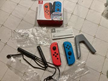 joy-con set + straps + 4 lader station, ... nintendo switch beschikbaar voor biedingen