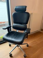 Ergohuman bureaustoel office chair ergonomic leather, Ophalen, Gebruikt, Zwart, Bureaustoel