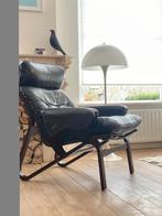 vintage design scandinavische stoel fauteuil zetel, Huis en Inrichting, Fauteuils, Ophalen, Gebruikt, Hout