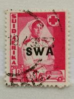 Suid-Afrika 1941-verpleegster - auto Rode Kruis -opdruk SWA, Ophalen of Verzenden, Gestempeld