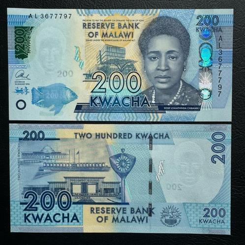 Malawi - 200 Kwacha 2016 - P60 - UNC - 1013(20), Postzegels en Munten, Bankbiljetten | Afrika, Los biljet, Overige landen, Ophalen of Verzenden