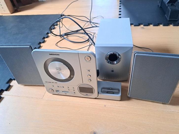 Medion muziekinstallatie, Audio, Tv en Foto, Radio's, Gebruikt, Radio, Ophalen