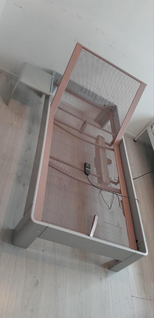 Auping Auronde Bed 90x200cm met Tafel Elektrisch Verstelbaar, Huis en Inrichting, Slaapkamer | Beddengoed, Zo goed als nieuw, Ophalen of Verzenden