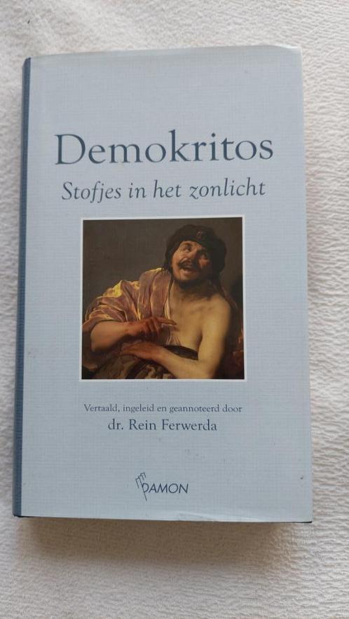 Te Koop Boek STOFJES IN HET ZONLICHT Demokritos, Boeken, Filosofie, Zo goed als nieuw, Metafysica of Natuurfilosofie, Ophalen of Verzenden
