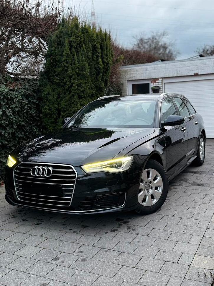 Audi A6 Avant 2.0 TDI, Auto's, Audi, Particulier, A6, Keyless entry, Diesel, Euro 6, Break, 5 deurs, Automaat, Zwart, Zwart, Leder