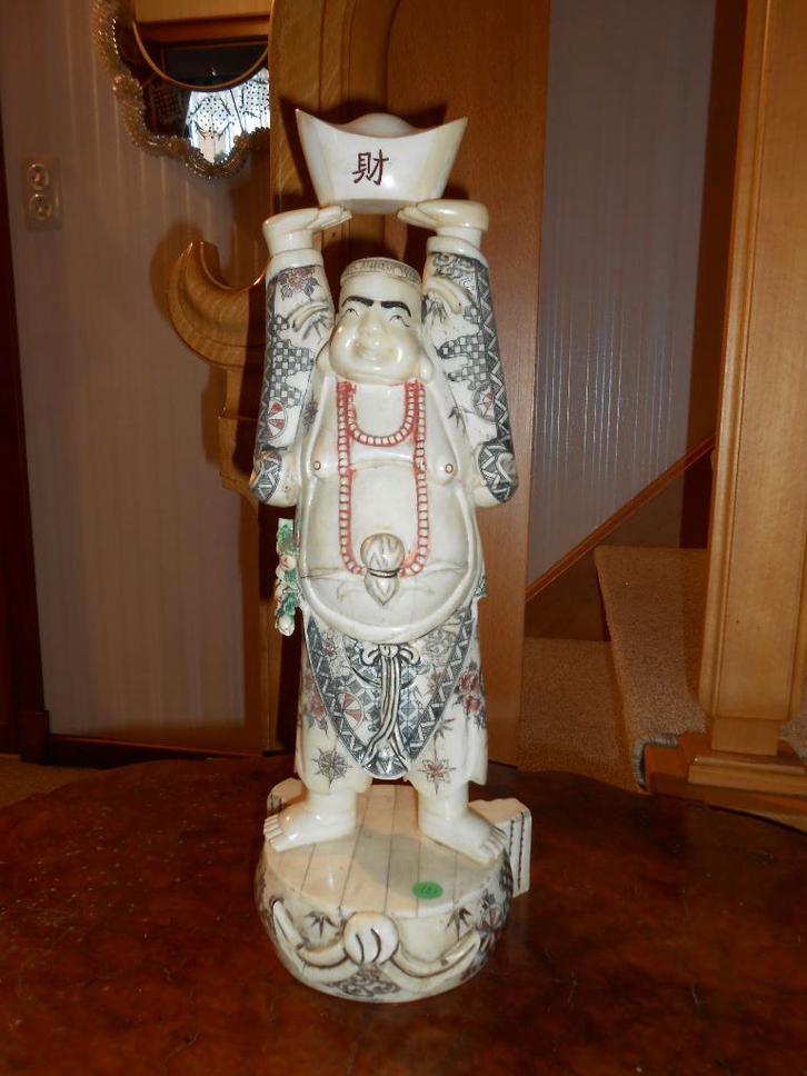 beeldje in been, Antiek en Kunst, Curiosa en Brocante, Ophalen