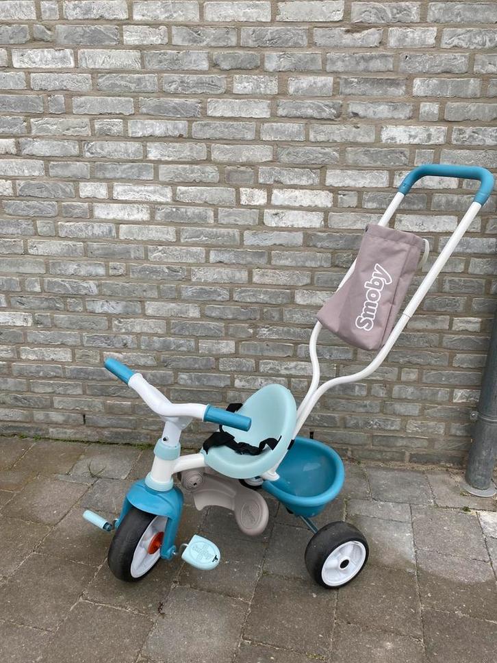 SMOBY DRIEWIELER MET DUWSTANG, Fietsen en Brommers, Fietsen | Driewielers, Gebruikt, Duwstang, Ophalen