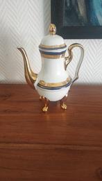 Prachtige Yusui vintage vergulde theepot op pootjes, Antiek en Kunst, Ophalen of Verzenden