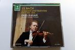2CD Bach Solo Violin 1001-1006 Kagan Erato Germany no ifpi, Kamermuziek, Met libretto, Verzenden, Zo goed als nieuw
