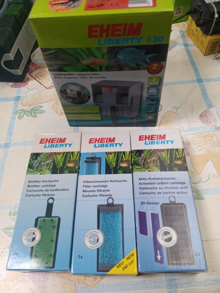 Set buitenfilter + vullingen, Dieren en Toebehoren, Vissen | Aquaria en Toebehoren, Ophalen, Filter, Eheim