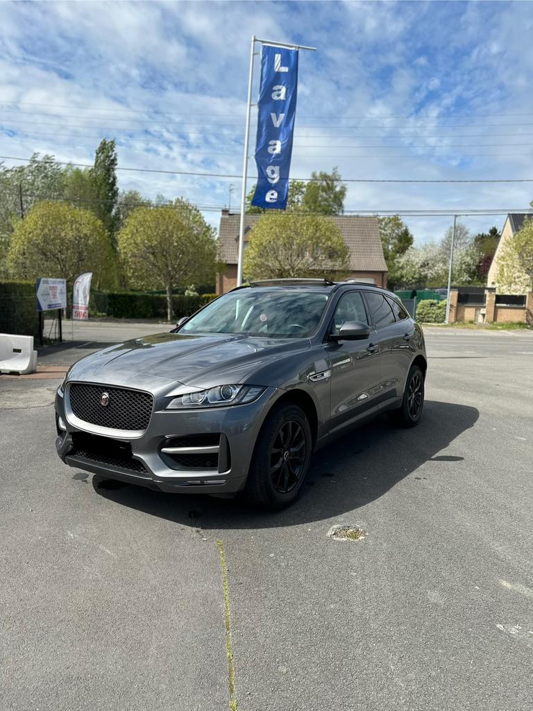 Jaguar f-pace r sport, Auto's, Jaguar, Zwart, Leder, Diesel, Particulier