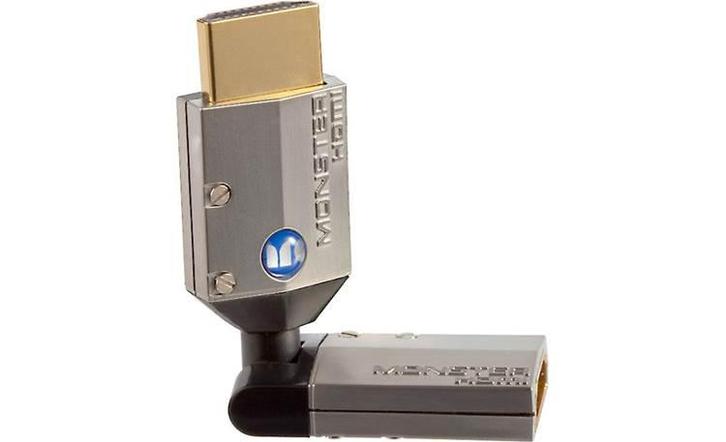 Monster HDMI Superdun Draaibare Swivel Adapter 180 graden, TV, Hi-fi & Vidéo, Câbles audio & Câbles de télévision, Comme neuf