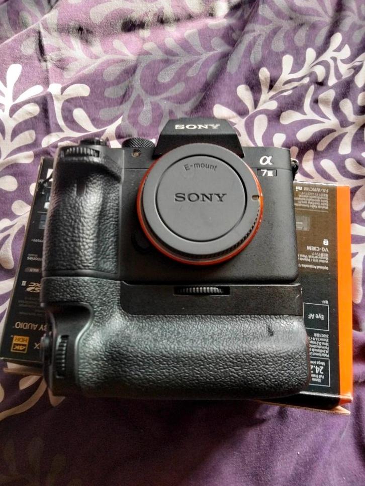 Sony A7 III + grip Neewer, Audio, Tv en Foto, Fotocamera's Digitaal, Zo goed als nieuw, Sony, Ophalen