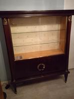 Vitrine kast Empire Stijl,mahonie, Ophalen