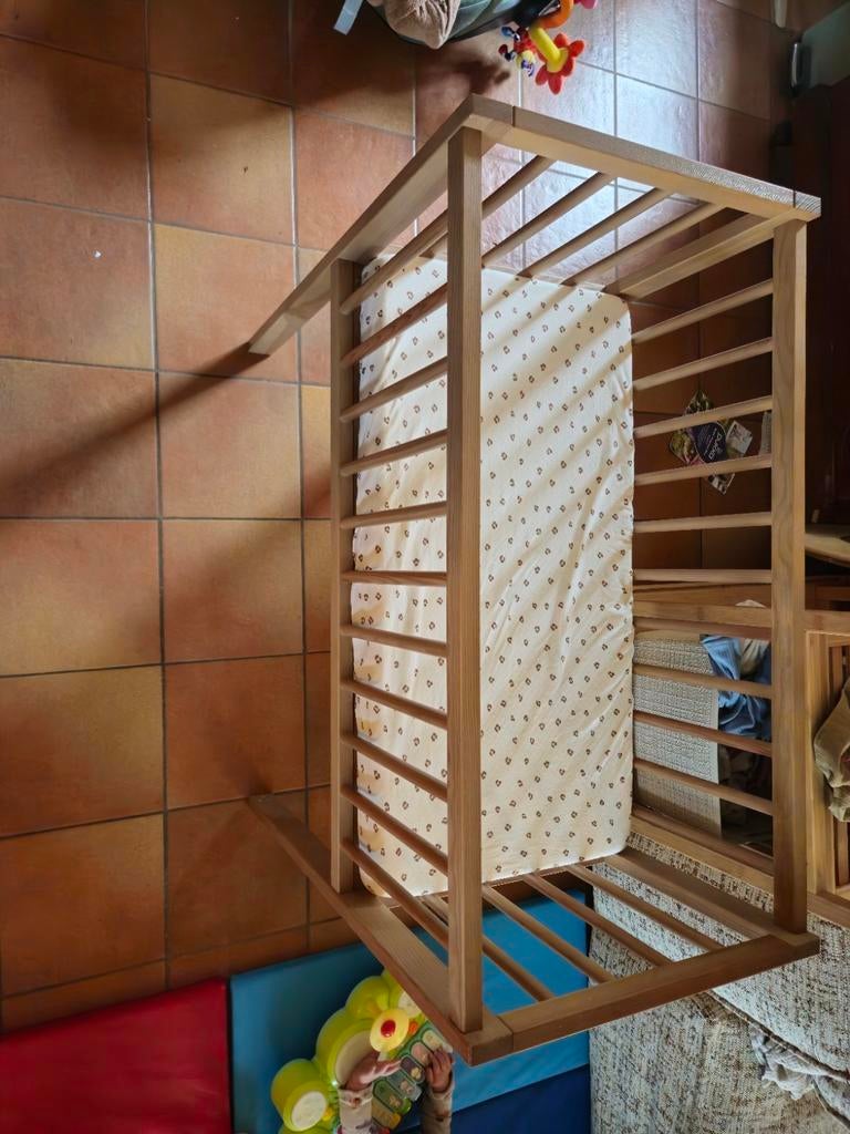 Baby kribbe 80x40, Ophalen, Zo goed als nieuw, Minder dan 140 cm, Matras