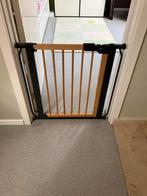 Trap- of deurhekje zonder boren, Kinderen en Baby's, Ophalen, Zo goed als nieuw, Klemhekje, Hout