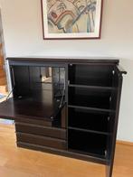 tafel, hoge kast en 6 stoelen, Huis en Inrichting, Kasten | Buffetkasten, Ophalen, Gebruikt