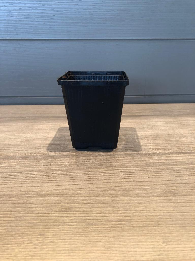 Potjes 9x9 cm P9, Tuin en Terras, Bloempotten, Ophalen, Kunststof, Vierkant, Zo goed als nieuw