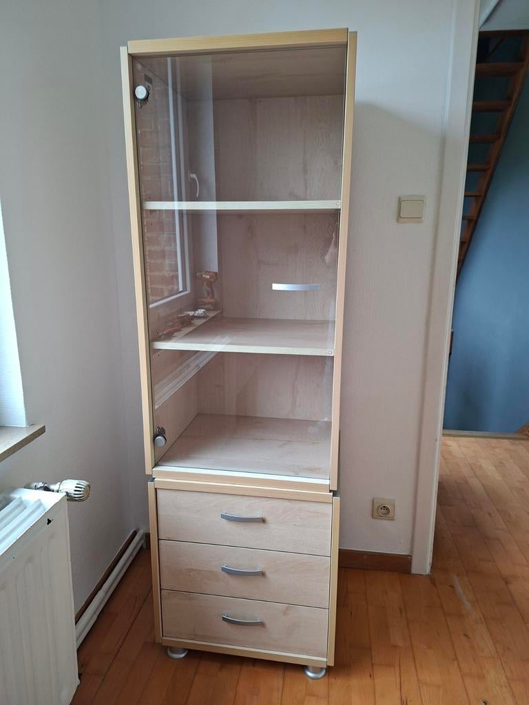 Colonne + table de chevet, Maison & Meubles, Armoires | Vitrines, Enlèvement