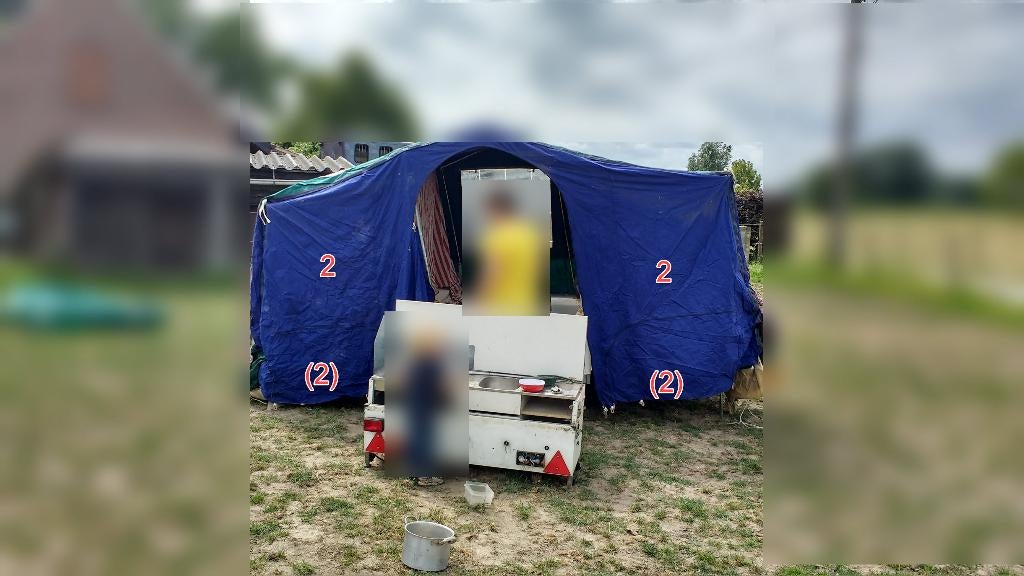 Campingkar CABANON CDL96 6PERS, Caravanes & Camping, Caravanes pliantes, Présent, Jusqu'à 6, Cabanon, Vert