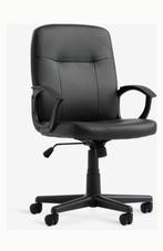 SPLINTERNIEUWE bureaustoel, zwart, Ophalen, Nieuw, Zwart, Leer