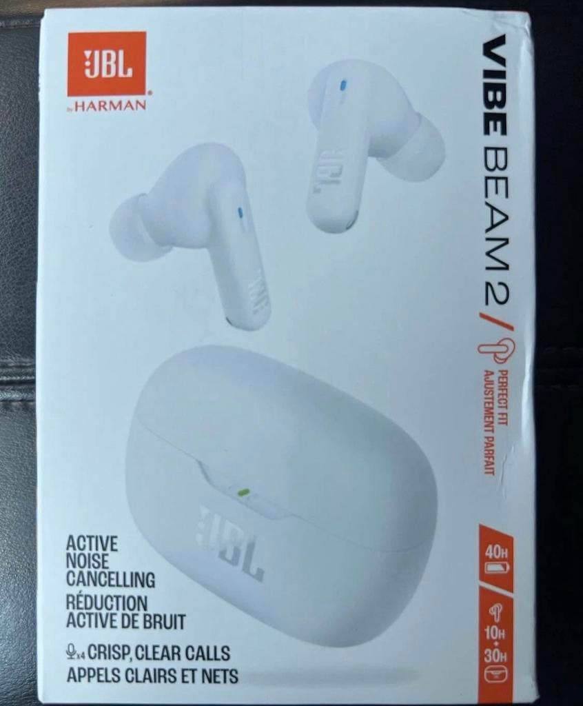 JBL Oreillettes sans fil VIBE BEAM 2, Télécoms, Téléphonie mobile | Écouteurs, Enlèvement ou Envoi, Neuf, JBL