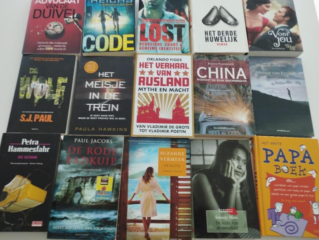 leesboeken opruiming 2 euro per boek, Livres, Littérature, Enlèvement, Comme neuf