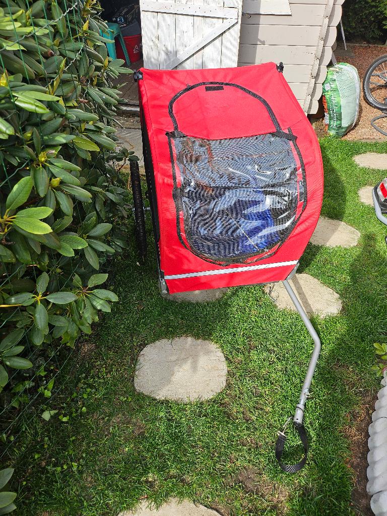 Fietskar voor dieren, Ophalen, Zo goed als nieuw