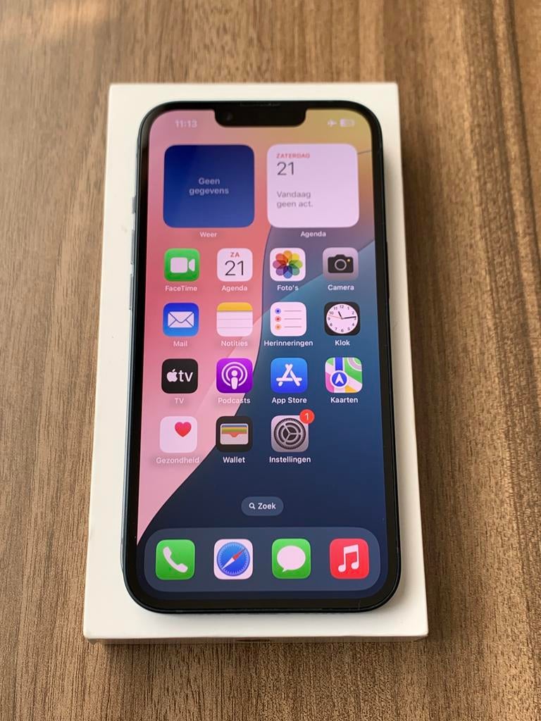 Prachtige NIEUWSTAAT iphone 14 black 128gb batterij 100%, Telecommunicatie, Mobiele telefoons | Apple iPhone, Zo goed als nieuw