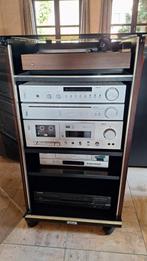 Complete stereoketen met o.a. platenspeler, CD, Cassette,..., Audio, Tv en Foto, Luidsprekerboxen, Ophalen, Philips