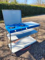 Vintage campingkeuken gasstel, Caravans en Kamperen, Ophalen, Gebruikt, Campingkast